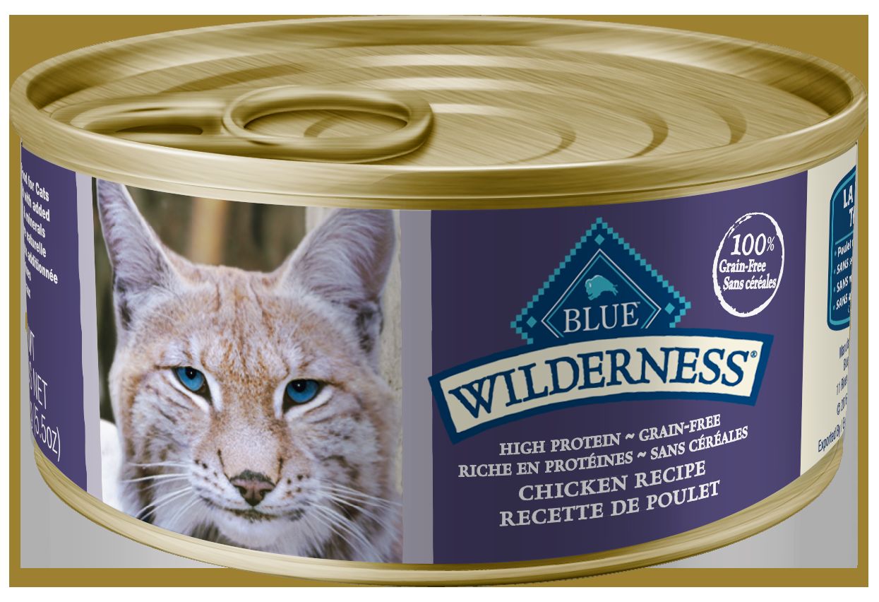 Blue Buffalo Wilderness Canned Cat Food Chicken - Canned Cat Food - Blue Buffalo - PetMax Canada
