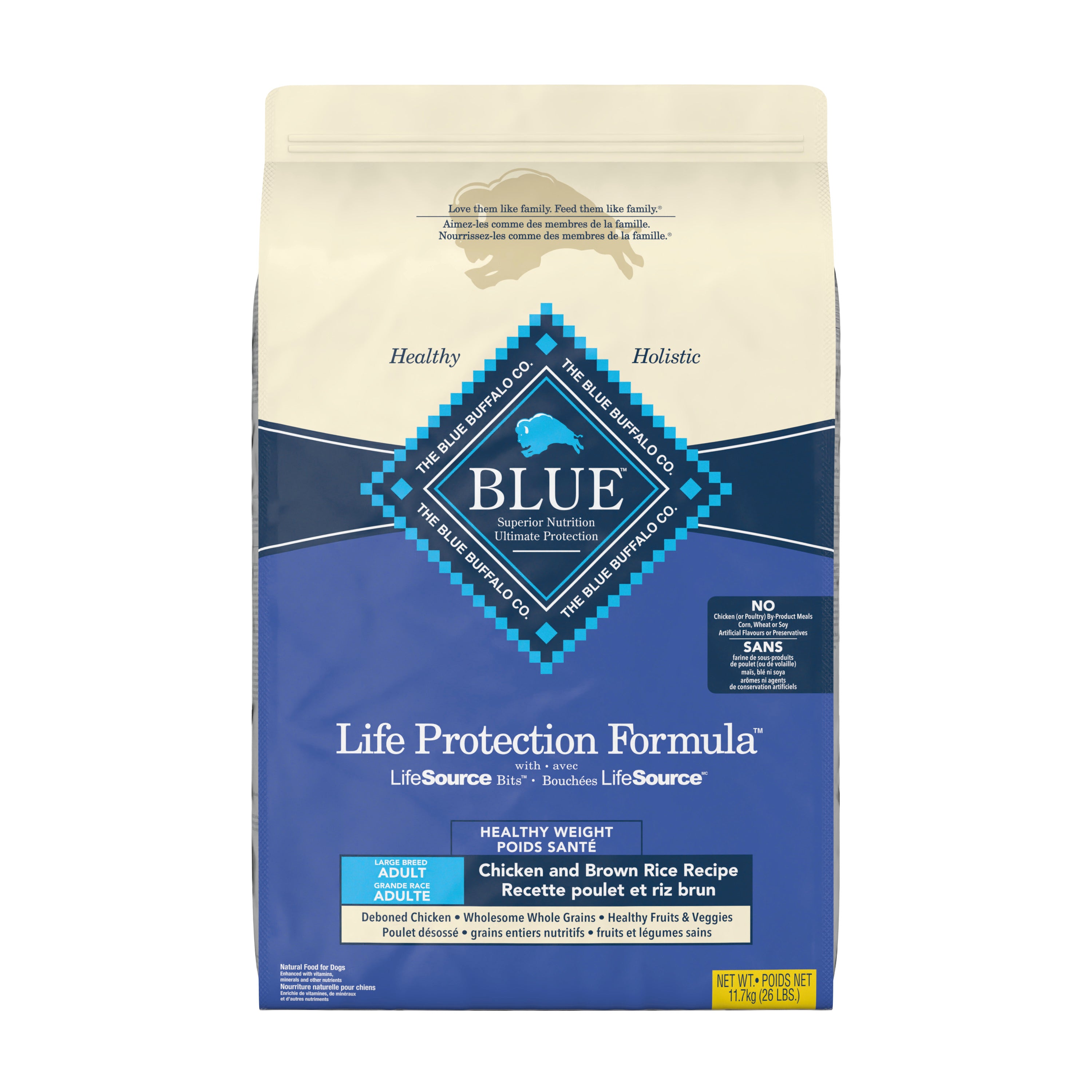 Blue Buffalo Life Protections Large Breed Weight Control Chicken - Dog Food - Blue Buffalo - PetMax Canada