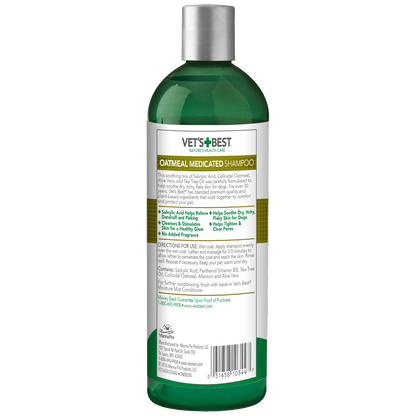 Vets Best Oatmeal Medicated Dog Shampoo