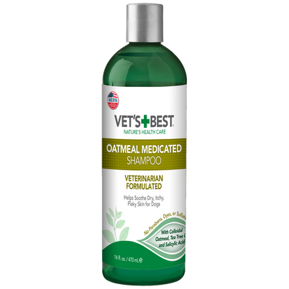 Vets Best Oatmeal Medicated Dog Shampoo
