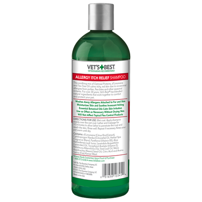 Vets Best Allergy Itch Relief Dog Shampoo