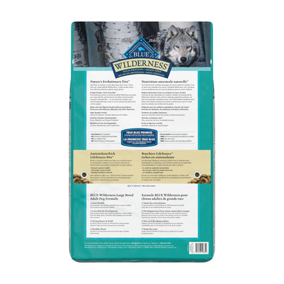 Blue Buffalo Wilderness Dog Food Large Breed Salmon - Image 2 - Blue Buffalo - PetMax Canada