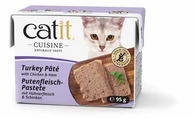 Catit Cuisine Turkey Pâté with Chicken & Ham Wet Cat Food  Canned Cat Food  | PetMax Canada