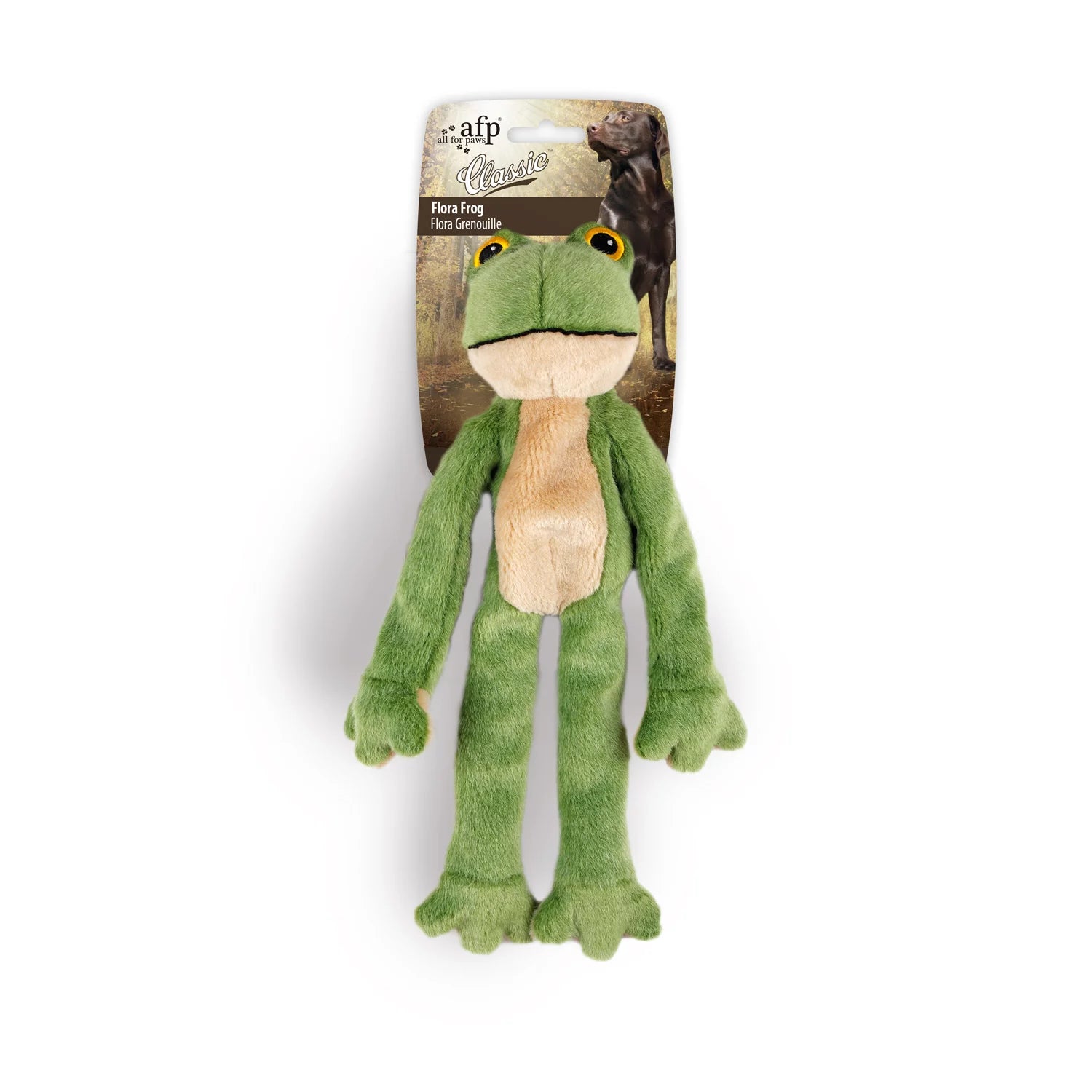 All For Paws Woodland Classic Flora Frog Toy