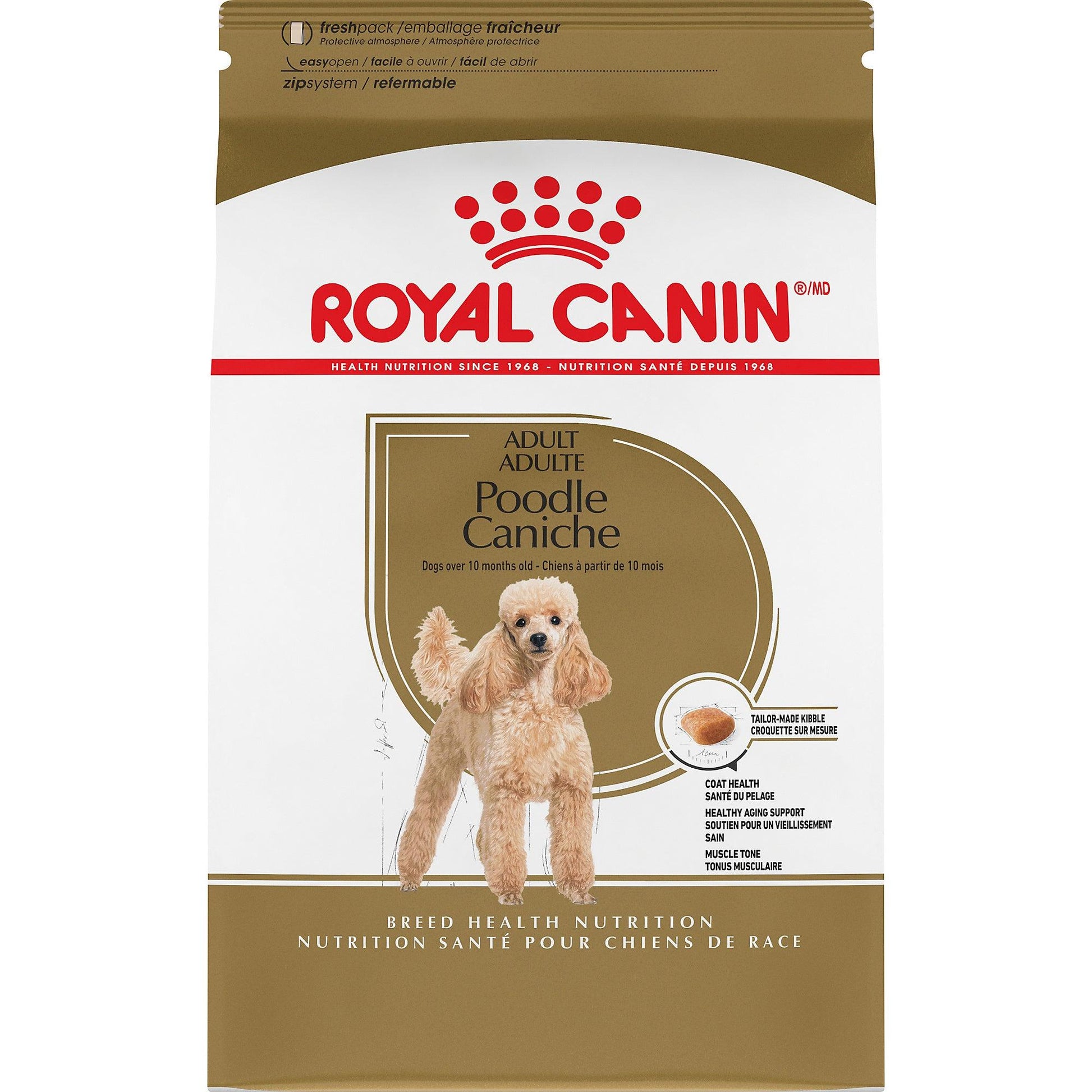 Royal Canin Breed Health Nutrition Poodle Adult Dry Dog Food  Dog Food  | PetMax Canada