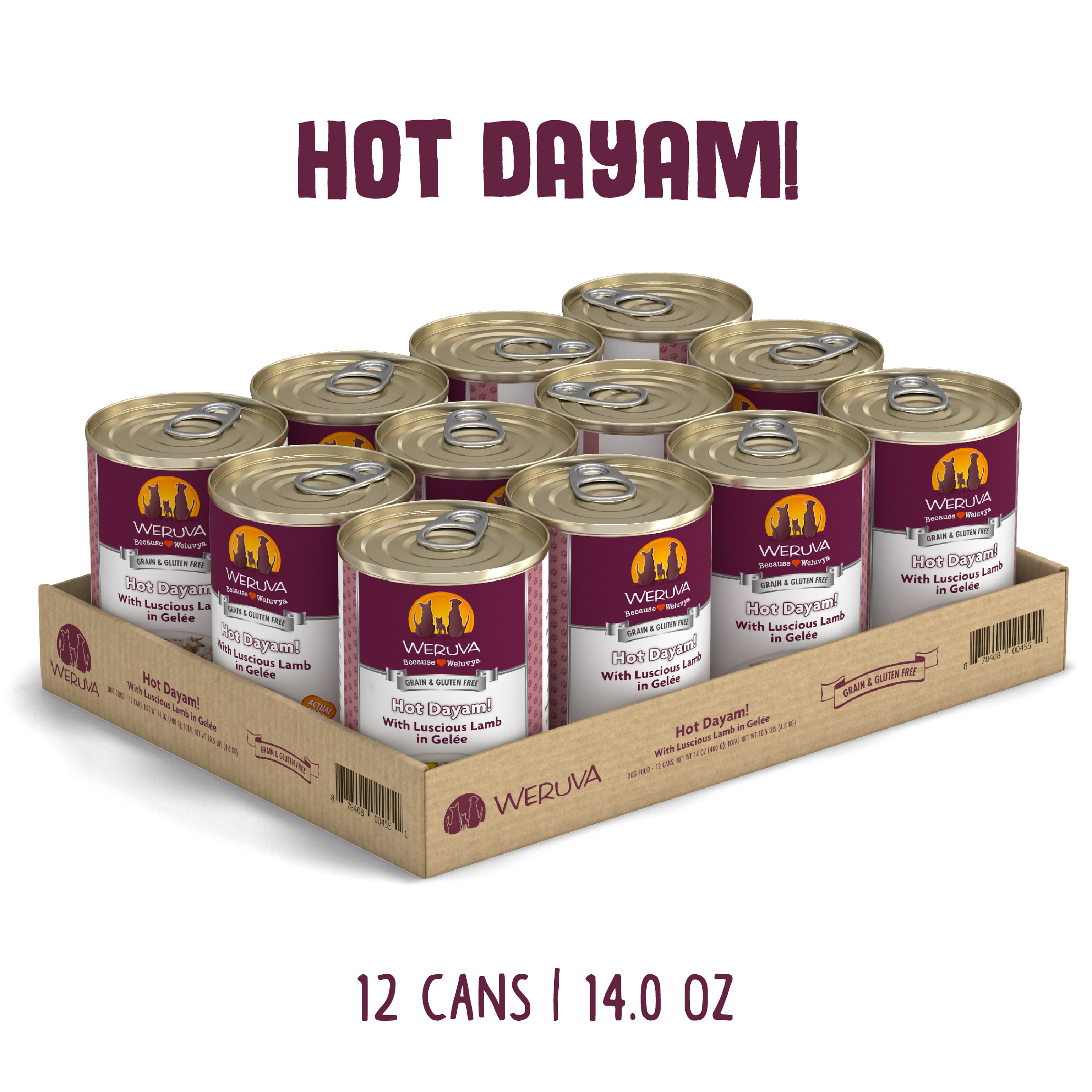 Weruva Classic Hot Dayam! with Lamb in Gelée Grain-Free Canned Dog Food - Canned Dog Food - Weruva - PetMax Canada