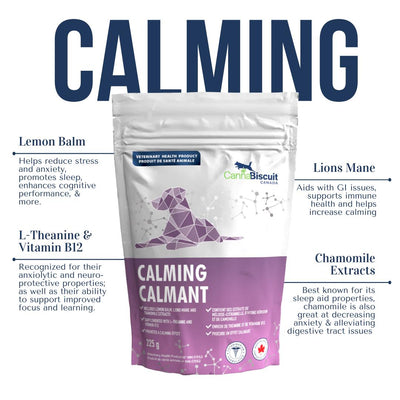 CannaBiscuit Calming with L-Theanine & Vitamin B12 for Dogs