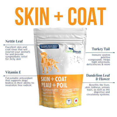 CannaBiscuit Skin & Coat with Collagen & Elastin for Dogs