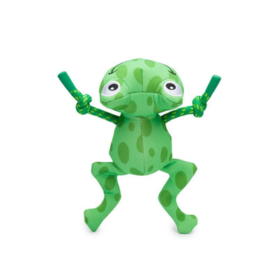 Fabdog Frog Floatie Squeaky Dog Water Toy - Dog Toys - Fabdog - PetMax Canada