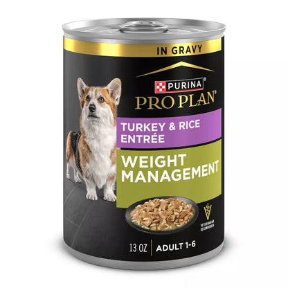 Purina Pro Plan Canned Dog Food Focus Adult Weight Management Turkey & Rice