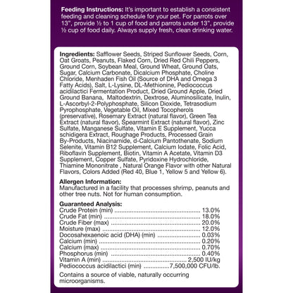 Brown's Premium Encore Nourriture pour perroquets