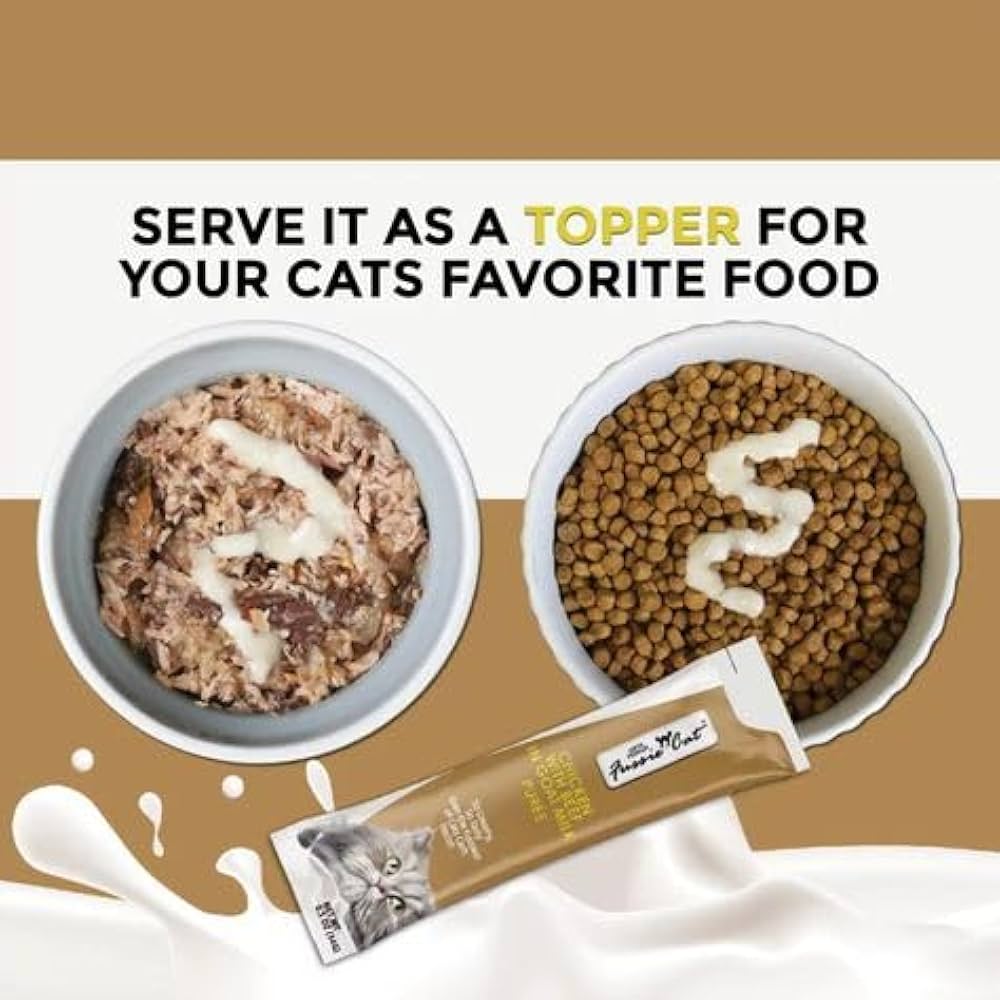 Fussie Cat Puree Tubes Chicken with Beef in Goats Milk