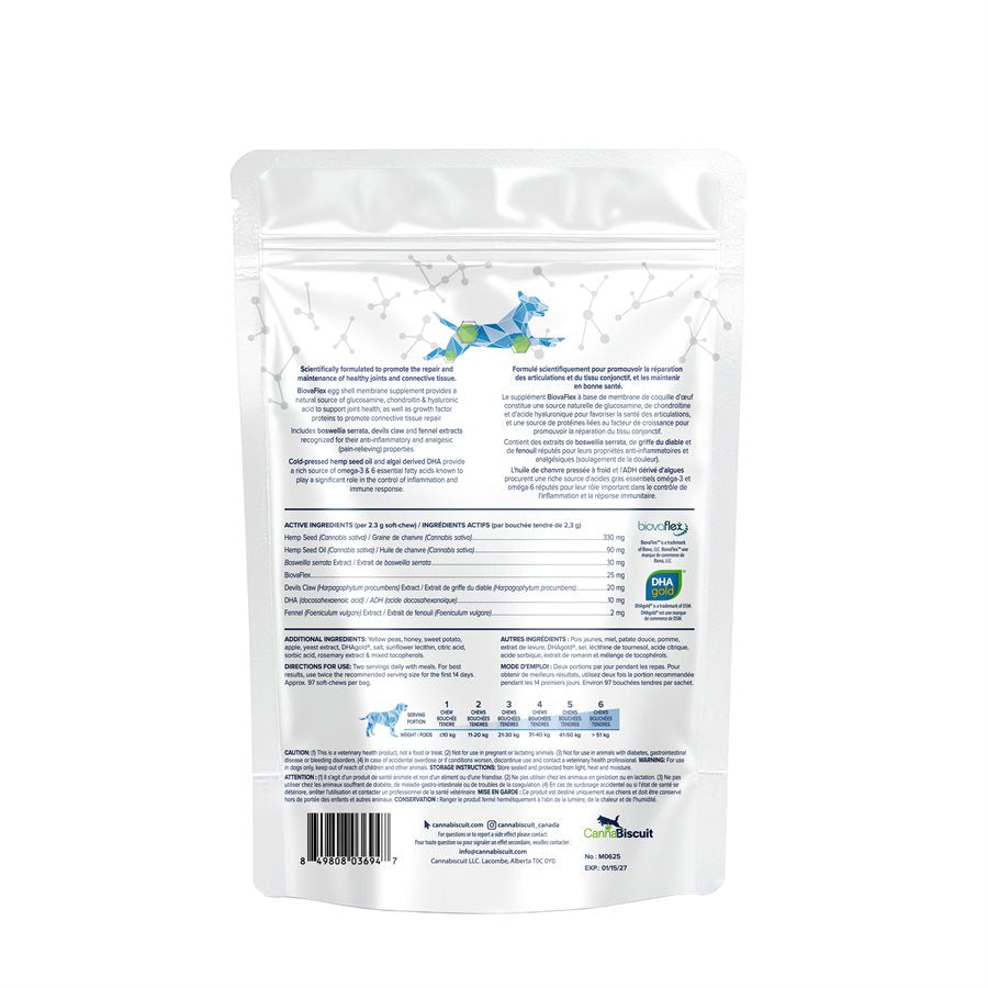 CannaBiscuit Mobility with Glucosamine & Chondroitin