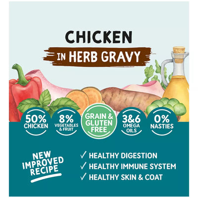 Naturo Canine Grain and Gluten Free Chicken in Herb Gravy Adult Dog Wet Food