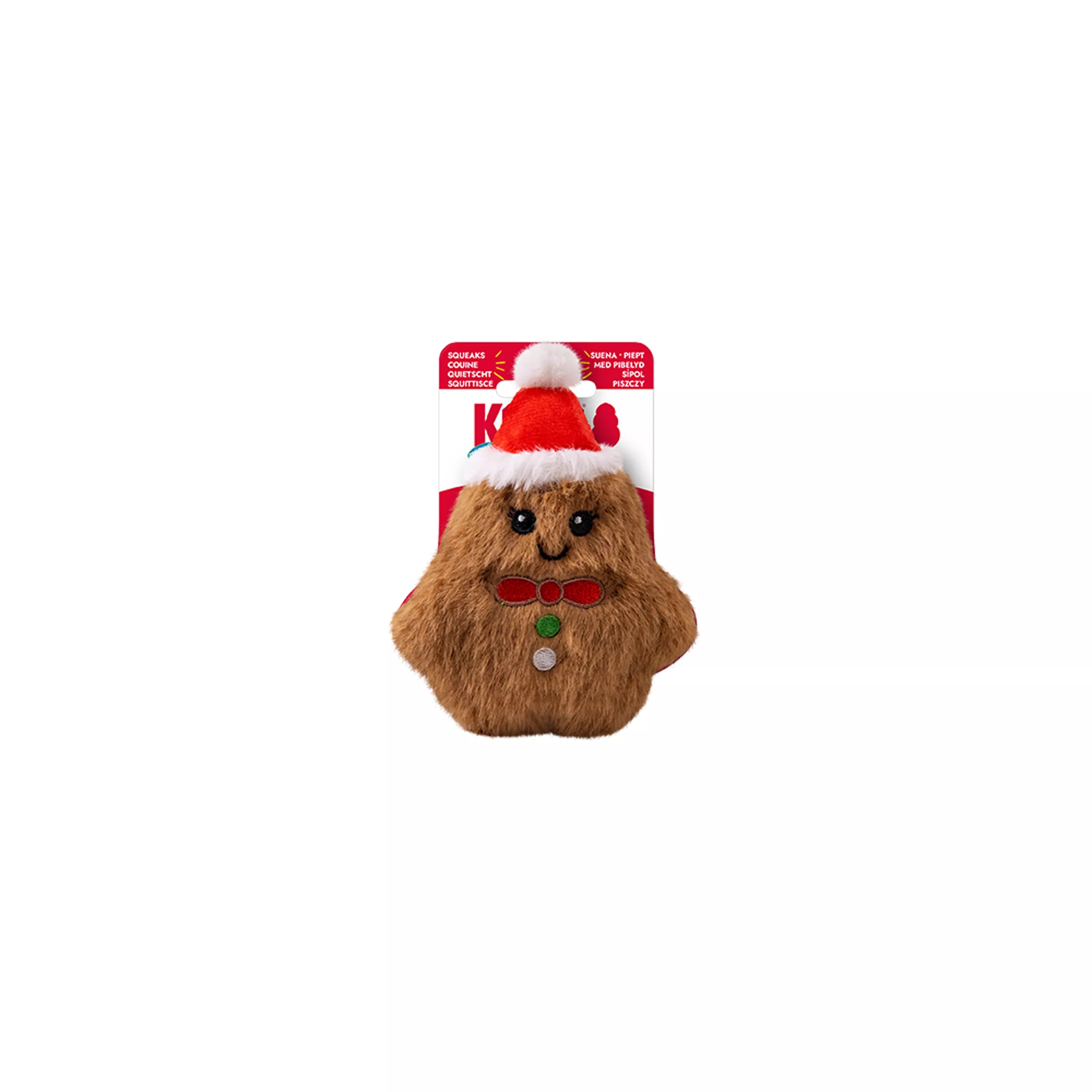 Kong Holiday Snuzzle Gingerbread Dog Toy