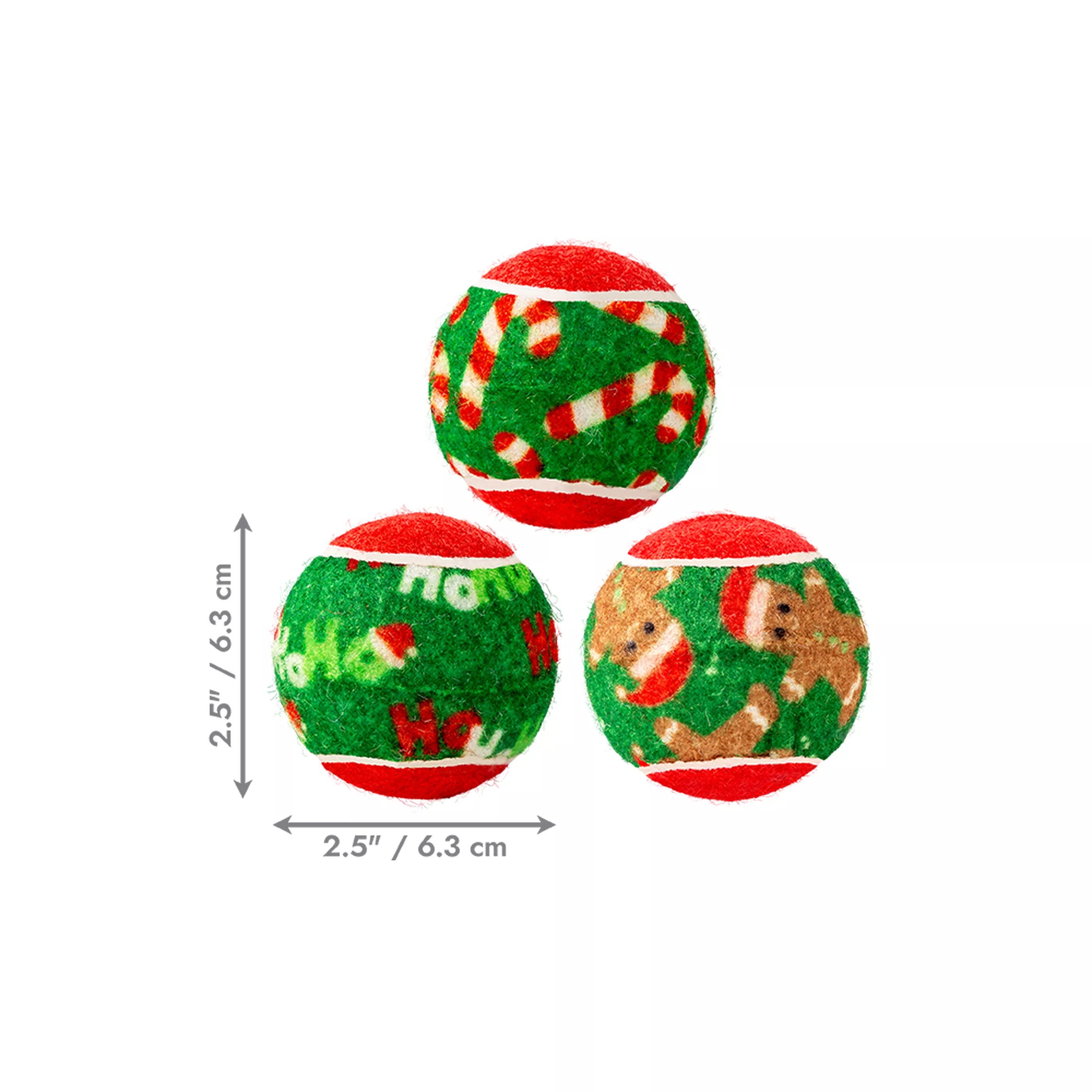 Kong Holiday Squeakair Ball Dog Toy