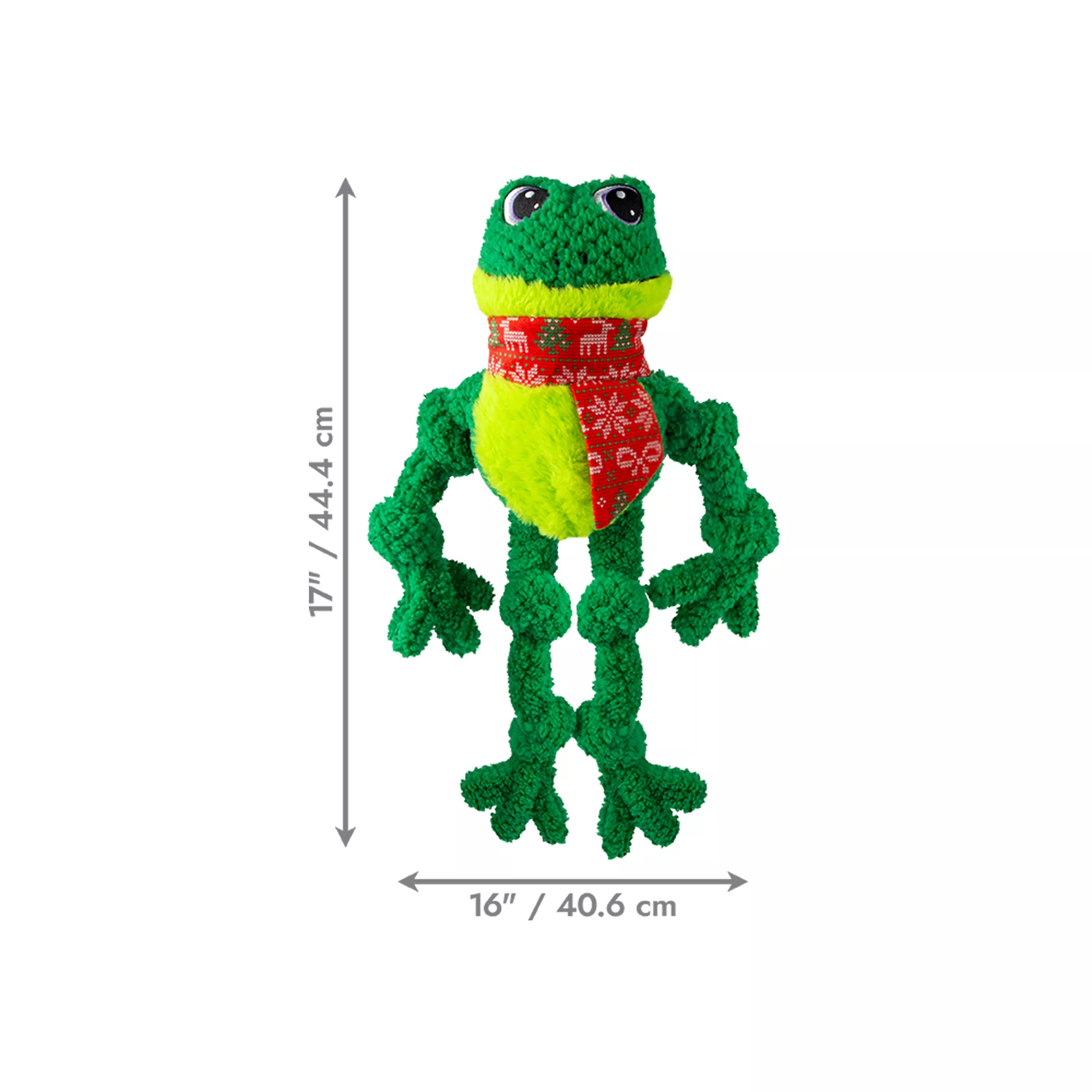 Kong Holiday Knots Frog Dog Toy