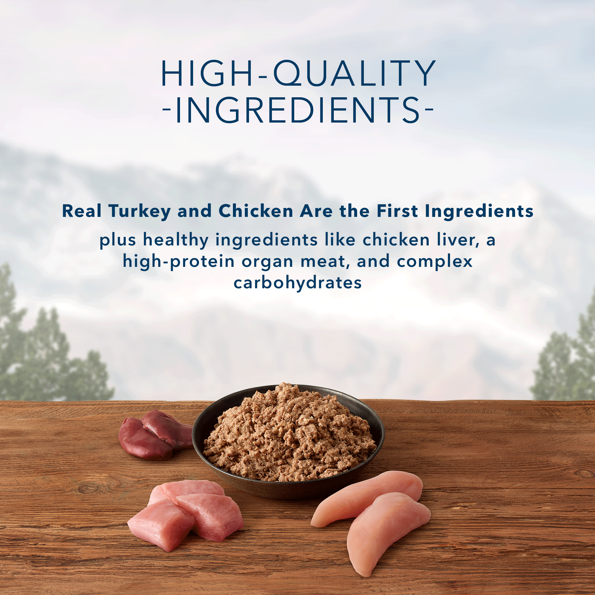Blue Buffalo Wilderness Canned Dog Food Turkey & Chicken - Image 2 - Blue Buffalo - PetMax Canada