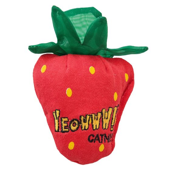 Yeowww Strawberry Catnip Toy