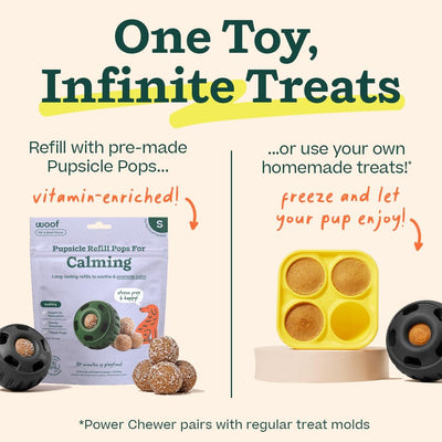 Woof Pupsicle Power Chewer Black