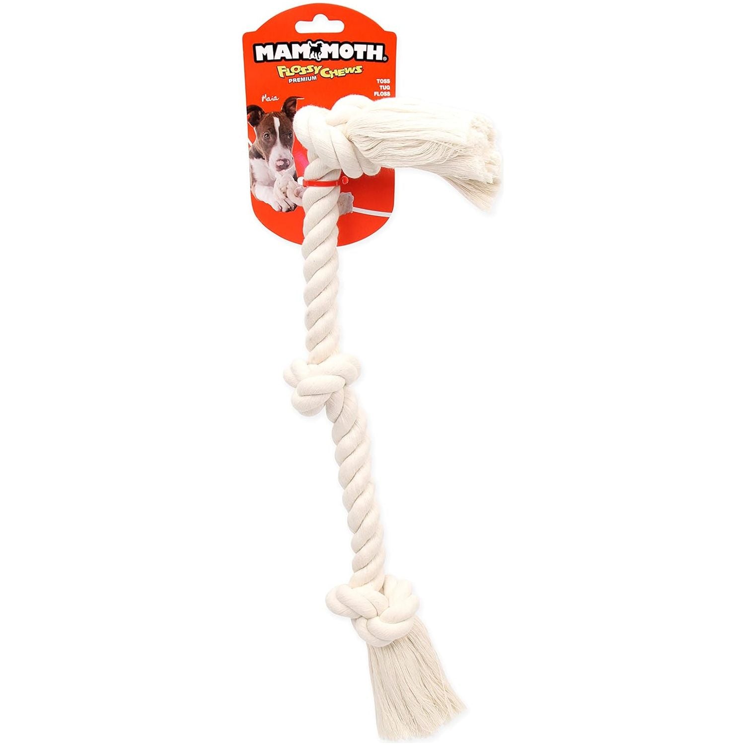 Corde Os Flossy Blanc 3 Noeuds Os