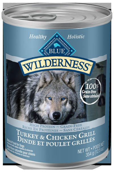 Blue Buffalo Wilderness Canned Dog Food Turkey & Chicken - Canned Dog Food - Blue Buffalo - PetMax Canada