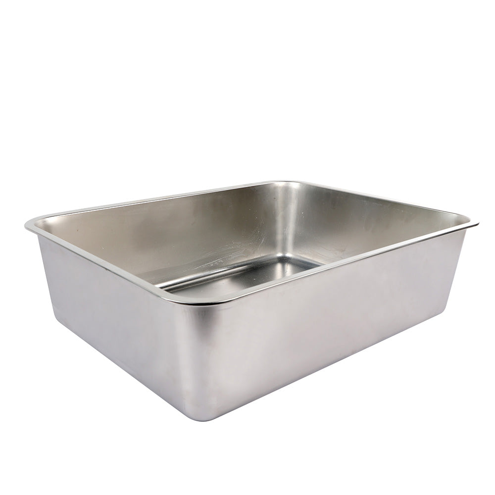 All for Paws Go Fresh Stainless Steel Cat Litter Pan - Cat Litter Pans - All for Paws - PetMax Canada