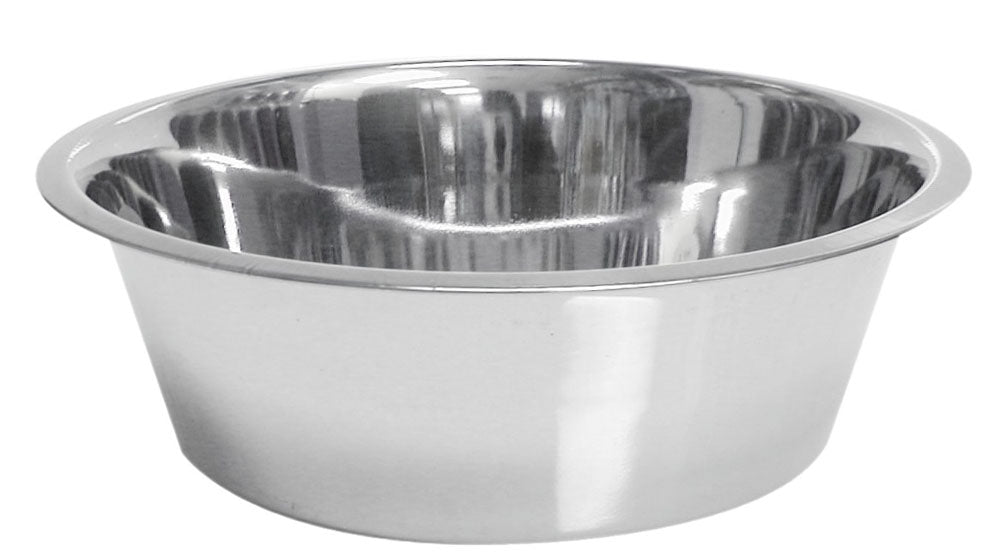 Stainless Steel Dog Dish - 237 mL - Stainless Steel - Burgham - PetMax Canada