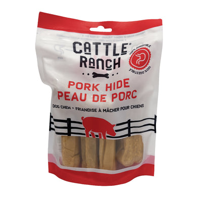 Burgham Cattle Ranch Porkhide Pressed Bone Dog Chews - Dog Chews - Burgham - PetMax Canada