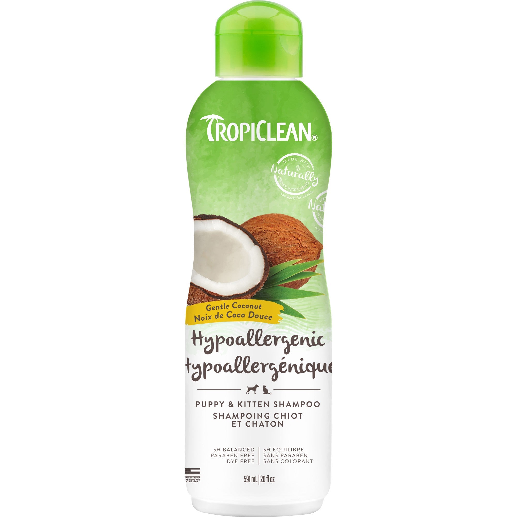 Tropiclean Shampoing Doux Noix de Coco