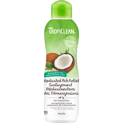 Shampoing Tropiclean Avoine &amp; Arbre à Thé