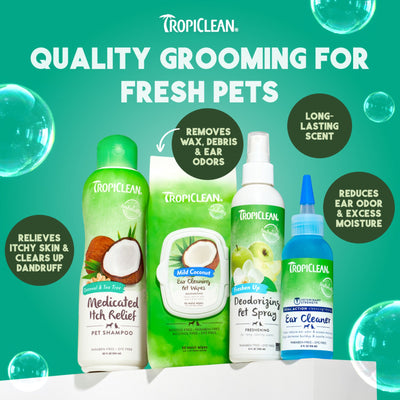 Shampoing Tropiclean Avoine &amp; Arbre à Thé