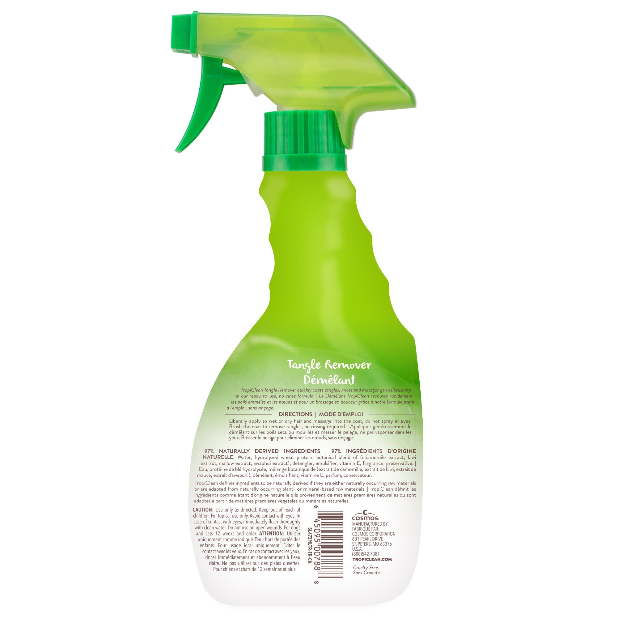 TropiClean Sweet Pea Tangle Remover Spray for Pets