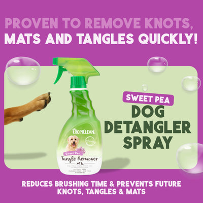 TropiClean Sweet Pea Tangle Remover Spray for Pets