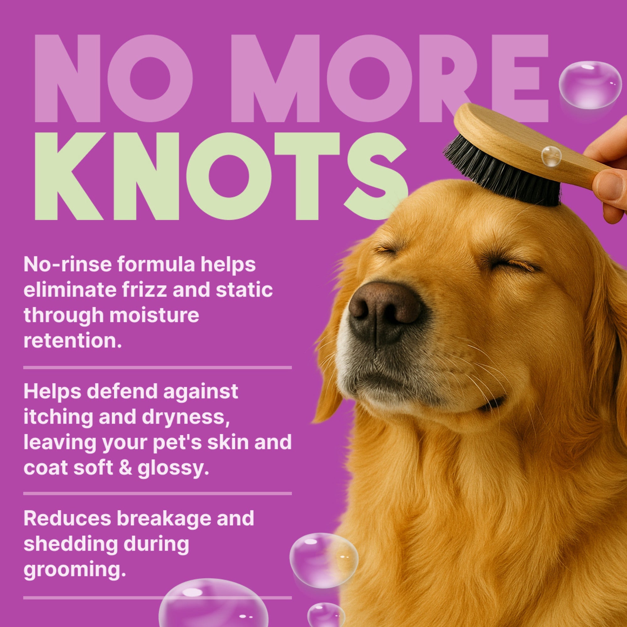 TropiClean Sweet Pea Tangle Remover Spray for Pets