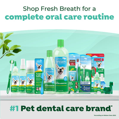 TropiClean Fresh Breath Plaque & Tartar Control Kit for Dogs