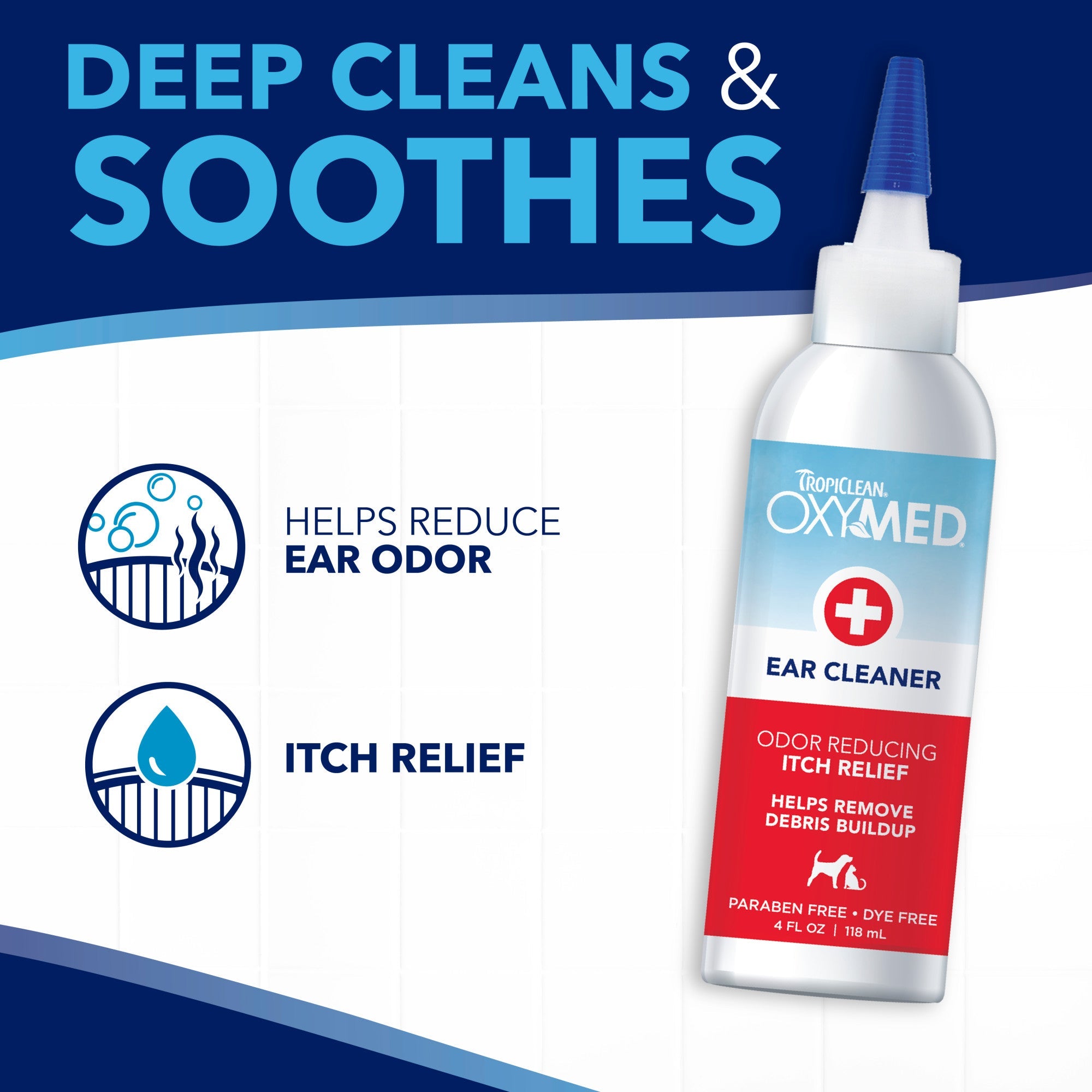 TropiClean OxyMed Ear Cleaner for Pets