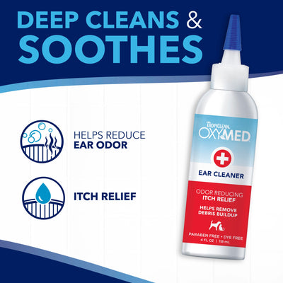 TropiClean OxyMed Ear Cleaner for Pets