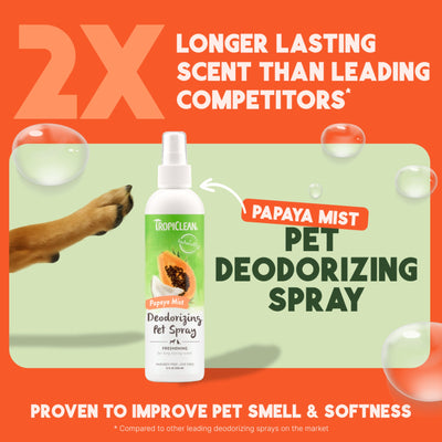 TropiClean Papaya Mist Deodorizing Spray for Pets