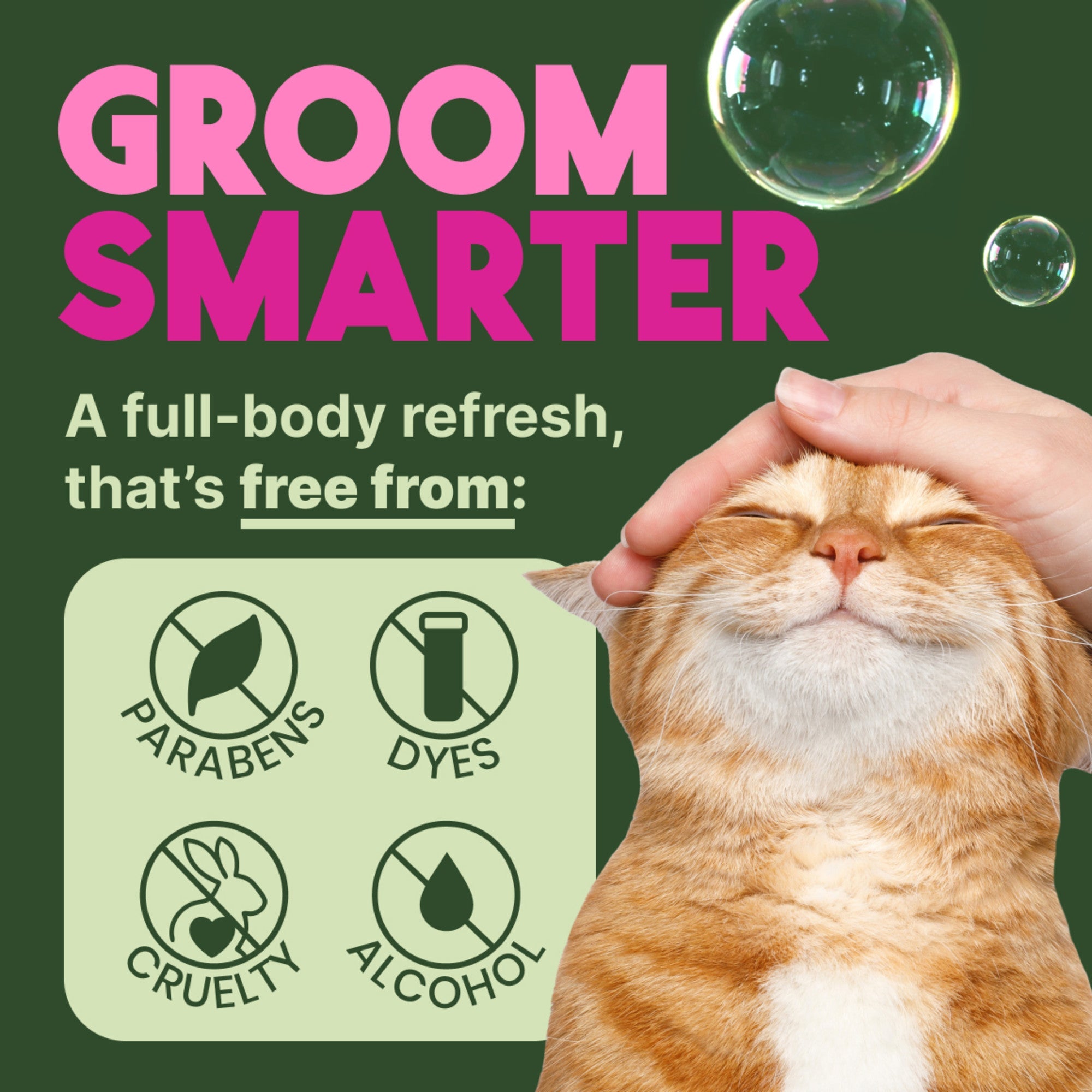 Shampoing nettoyant en profondeur sans eau Tropiclean Cat