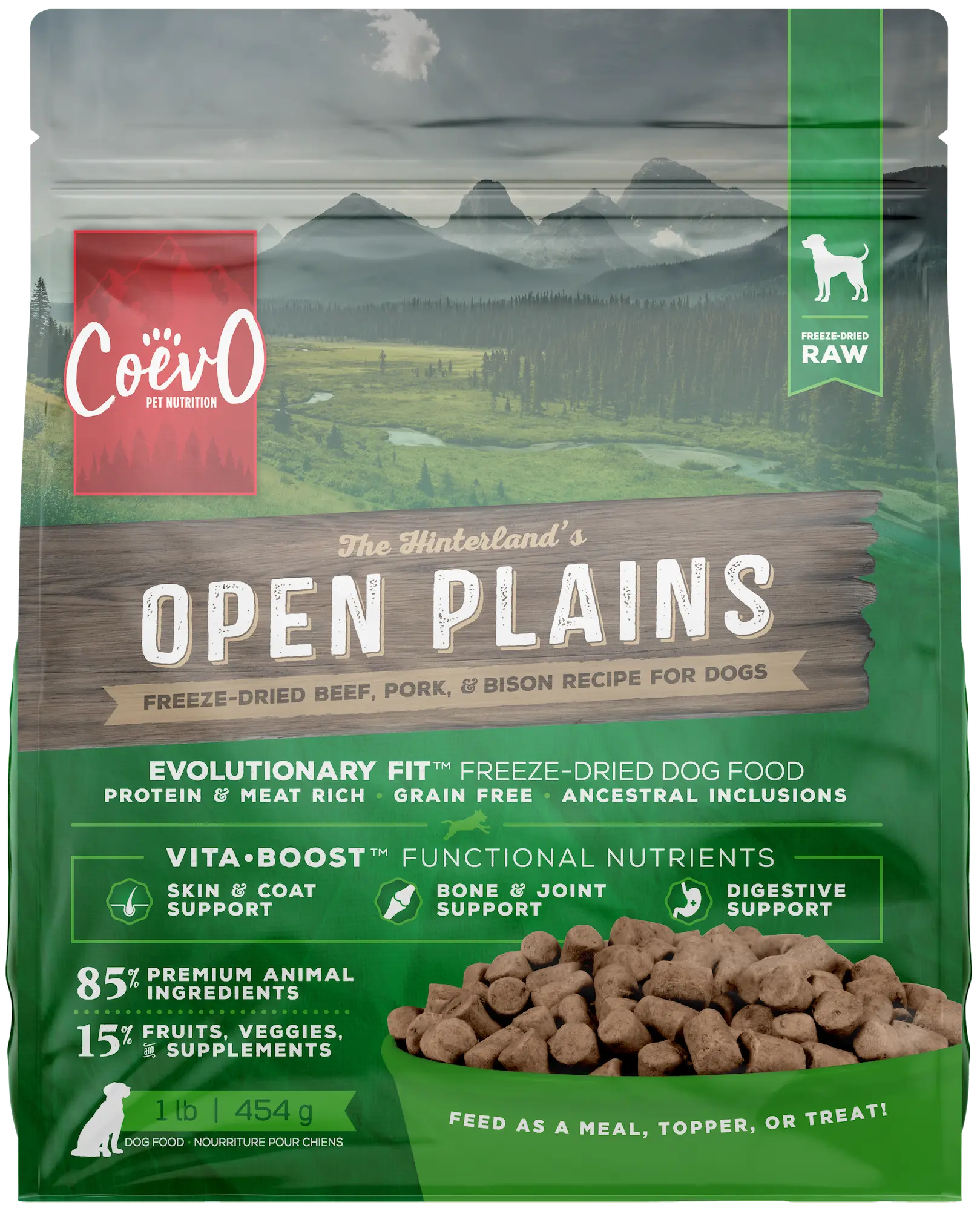 CoevO Freeze-Dried Raw Open Plains Dog Food - Dog Food - CoevO - PetMax Canada