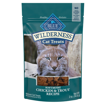 Blue Buffalo Wilderness Cat Treats Chicken & Trout - Cat Treats - Blue Buffalo - PetMax Canada
