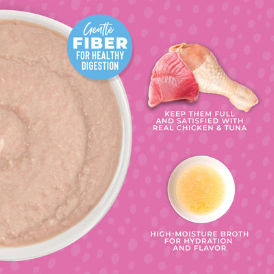 Tiki Cat Baby Mousse Chicken, Tuna, & Chicken Liver Recipe