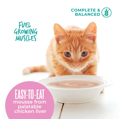 Tiki Cat Baby Mousse Chicken, Tuna, & Chicken Liver Recipe