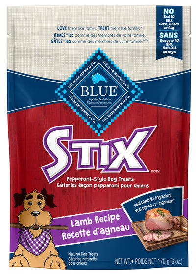 Blue Buffalo Pepperoni-Style Stix Lamb Recipe - Dog Treats - Blue Buffalo - PetMax Canada