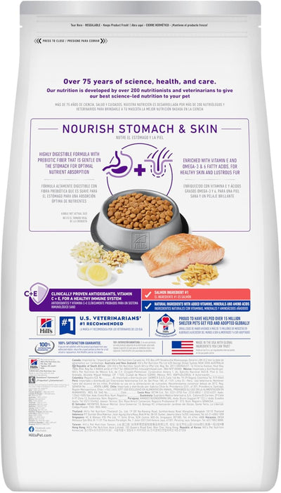Hill's Science Diet Adult Sensitive Stomach & Skin Salmon Recipe Dry Cat Food