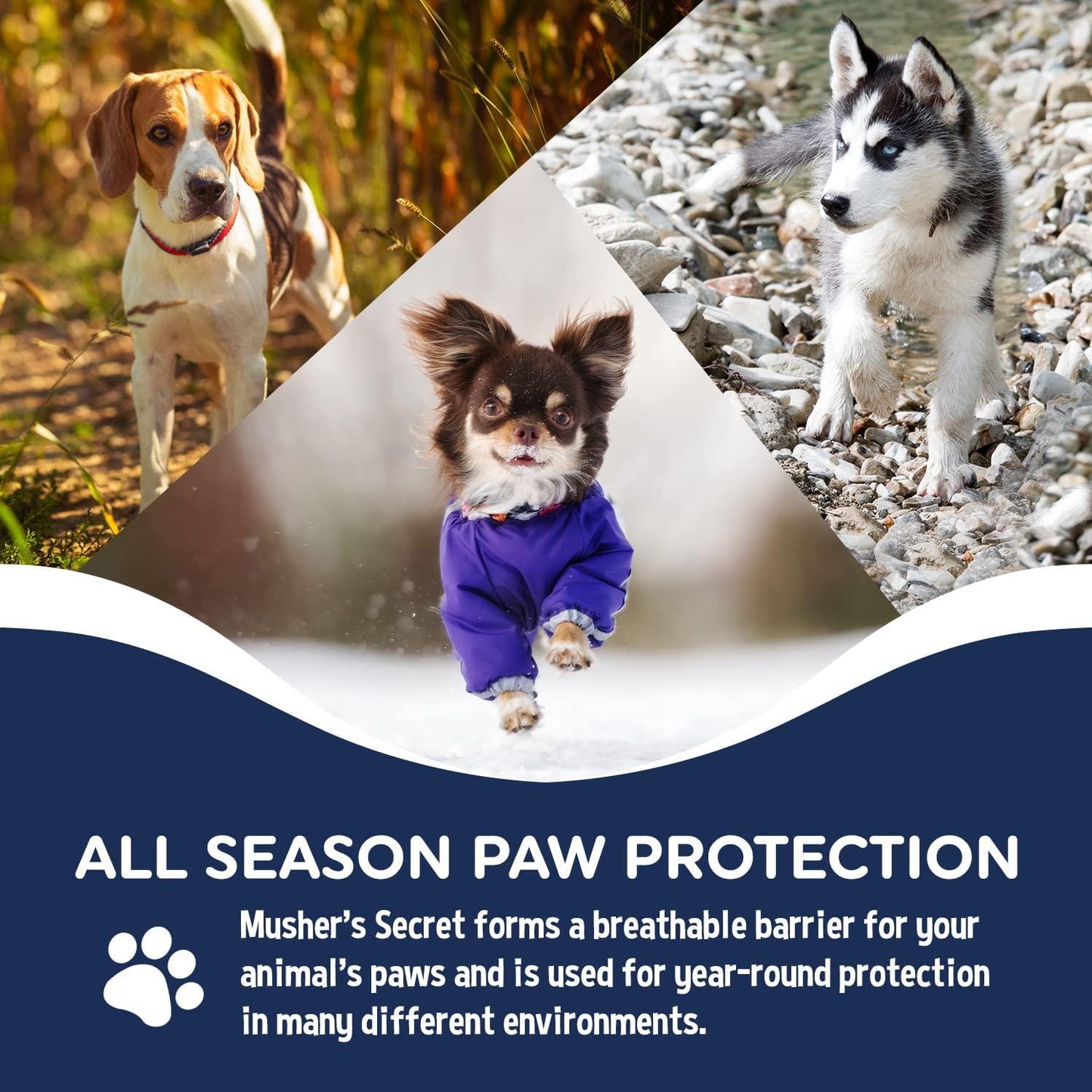 Musher's Secret Pet Paw Protection Wax  Dog Health Care  | PetMax Canada