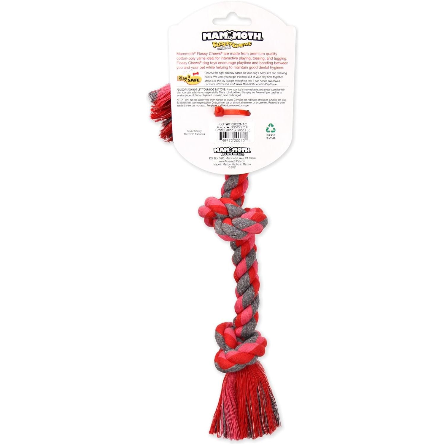 Mammoth Rope Bone 3 Knot Tug
