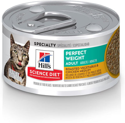 Hill's Science Diet Feline Perfect Weight Variety Pack Canned Cat Food