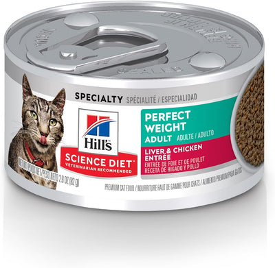 Hill's Science Diet Feline Perfect Weight Variety Pack Canned Cat Food